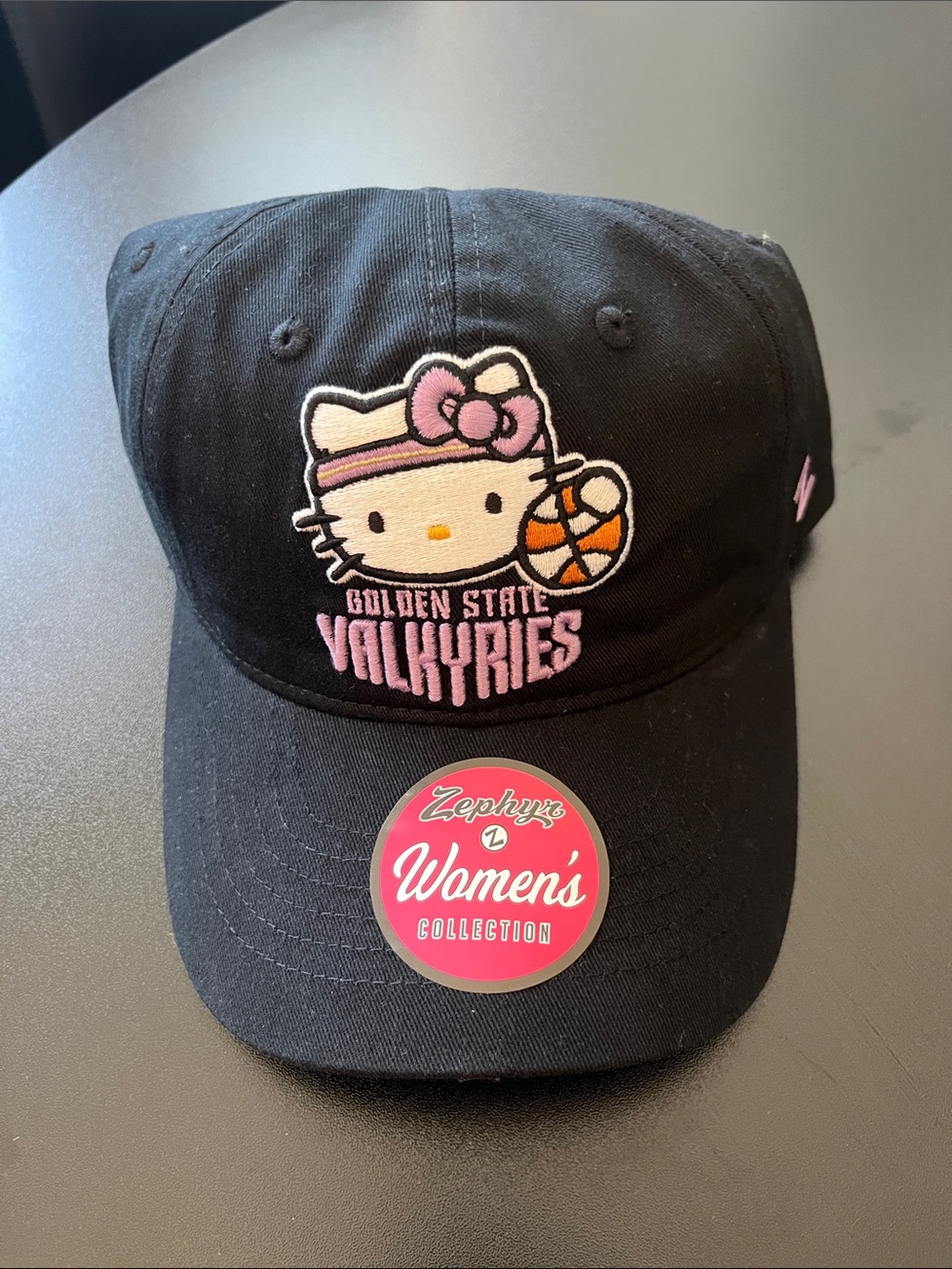 Golden State Valkyries x Hello Kitty Night Women’s Black Adjustable Cap NWT